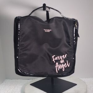 Victoria's Secret -"Forever an Angel"-Black Travel Toiletry Bag/Case #2